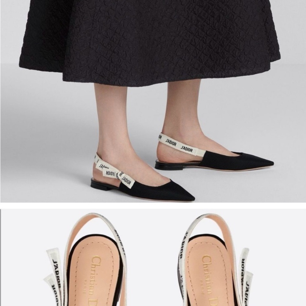 Dior J’Adior slingback flats 36